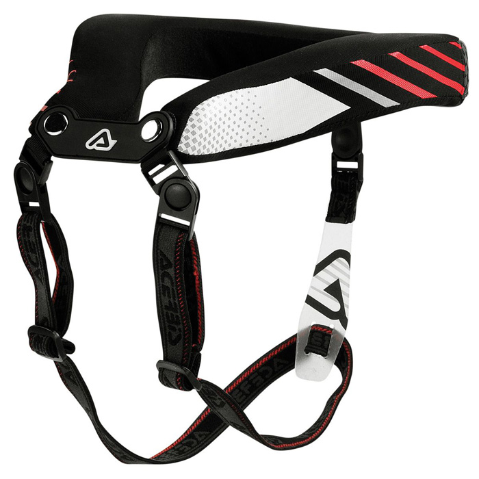 tour de cou acerbis enfant stabilizing collar black red 2016