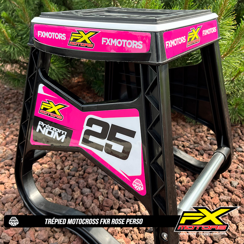 trepied moto enduro motocross cross fkr rose perso 2