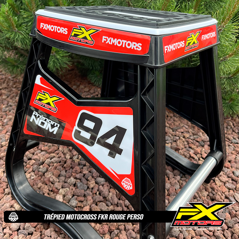 trepied moto enduro motocross cross fkr rouge perso 2