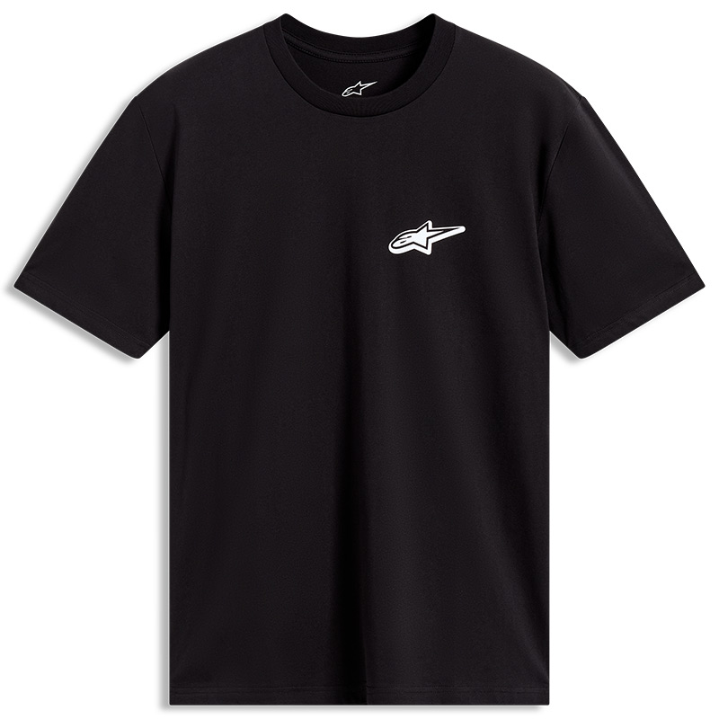 tshirt alpinestars meteor noir
