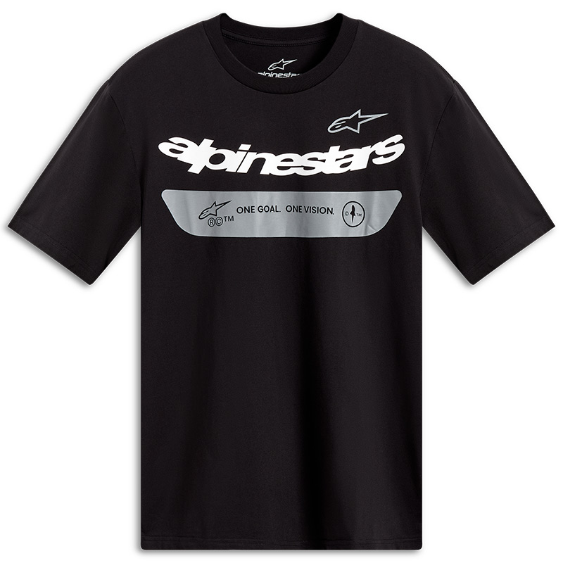 tshirt alpinestars singular noir
