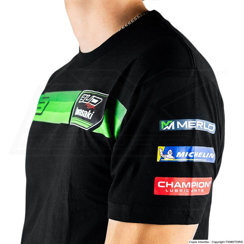 tshirt bud racing kawasaki factory 2023 logo