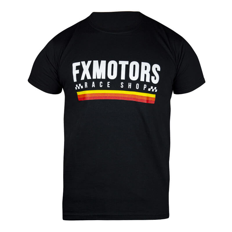 tshirt fxmotors raceshop black sunset