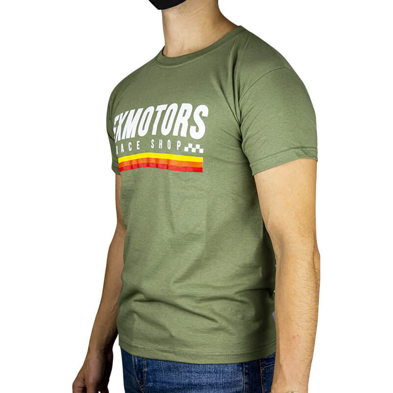 tshirt fxmotors raceshop olive sunset 3