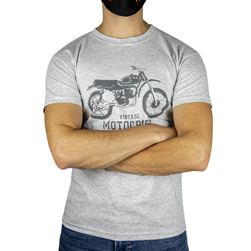 tshirt fxmotors vintage motocross heather 2