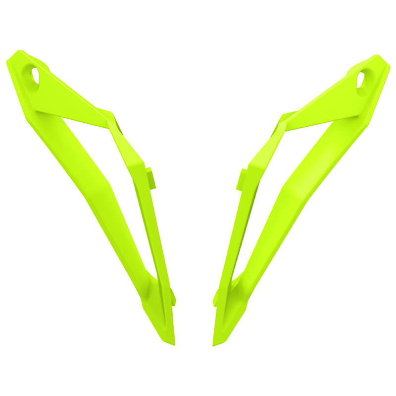 ventilation mentonniere airoh aviator 3 jaune fluo 2025