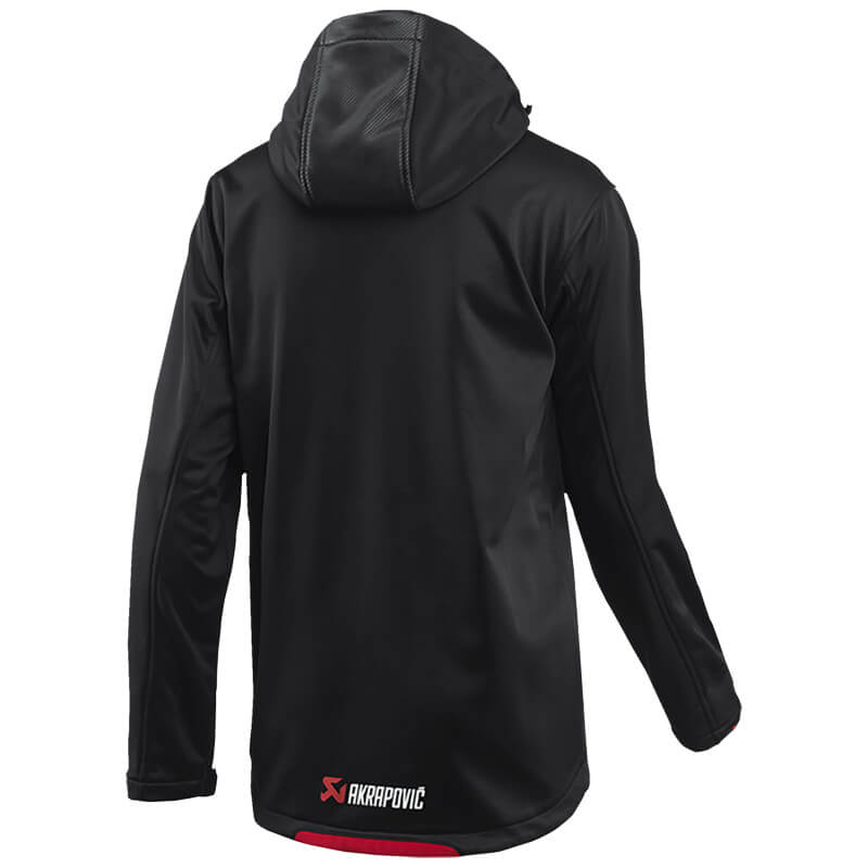 veste softshell akrapovic noir 2024 capuche