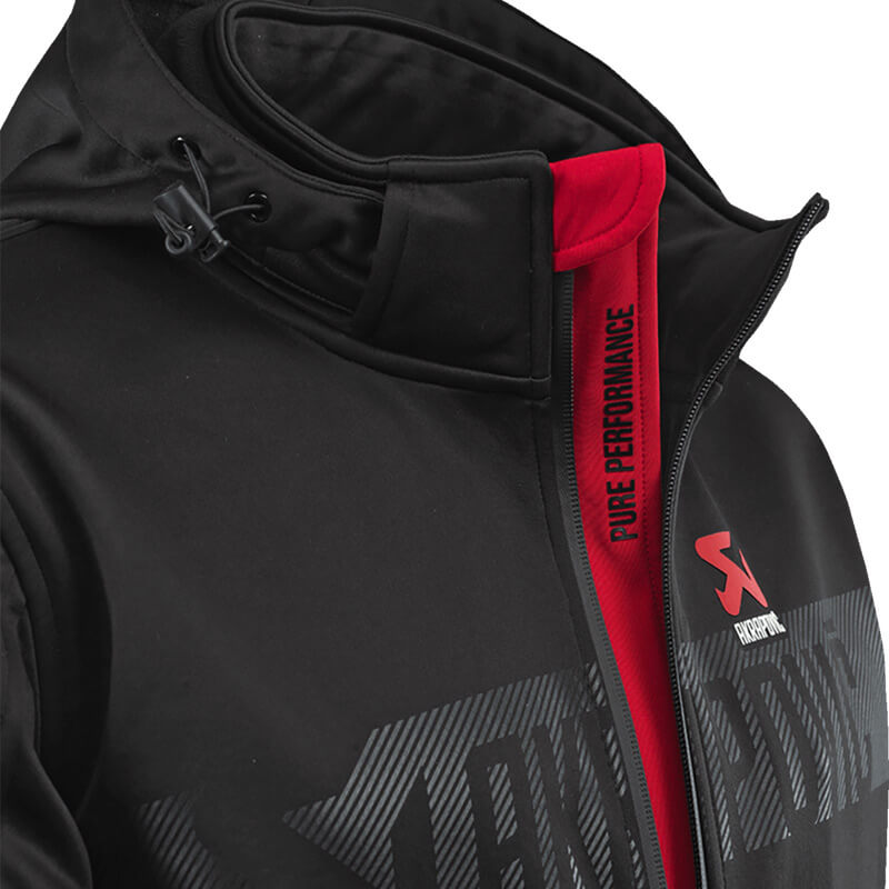 veste softshell akrapovic noir 2024 col