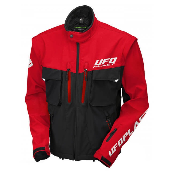 veste ufo taiga enduro rouge 2024