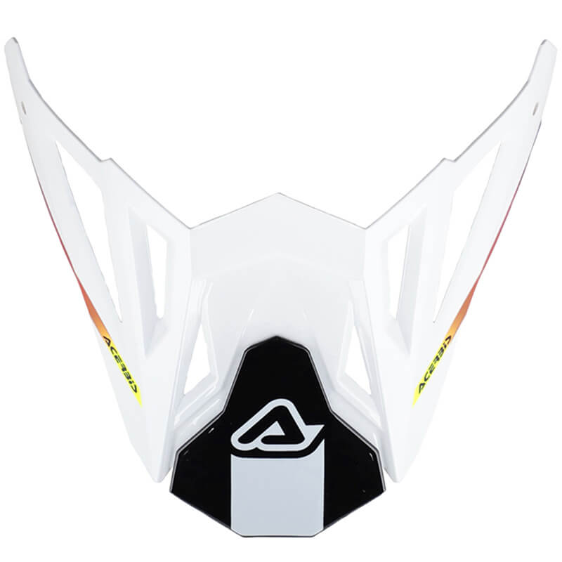 visiere casque acerbis t711 blanc noir
