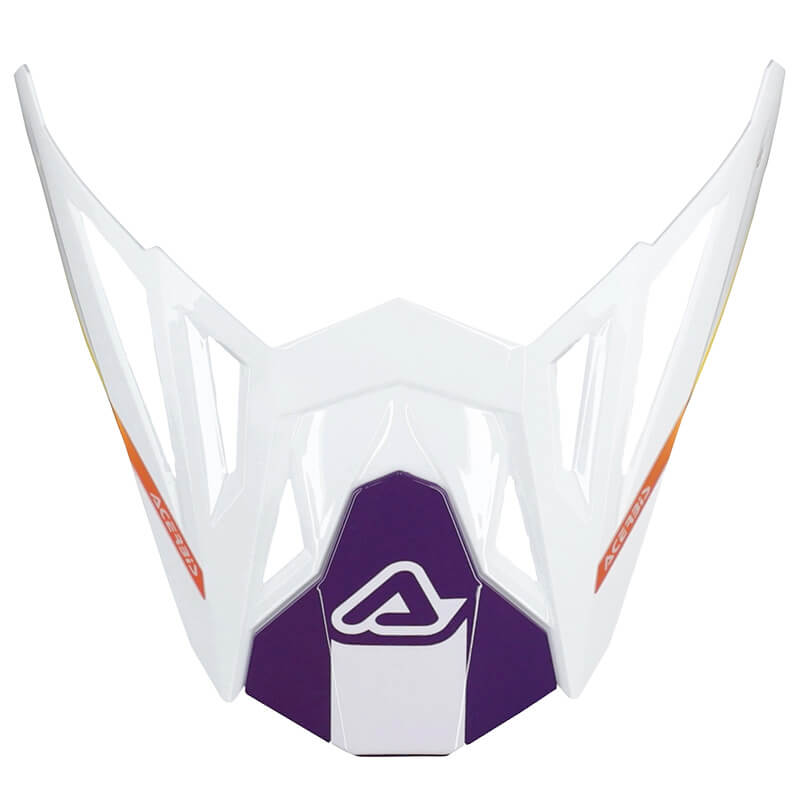 visiere casque acerbis t711 blanc violet