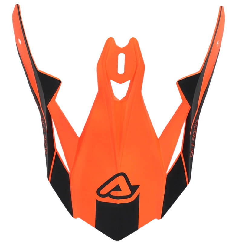 visiere casque acerbis x track orange