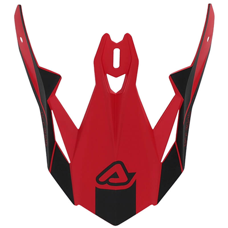 visiere casque acerbis x track rouge noir