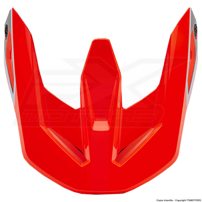 visiere casque fox racing v1 lean orange 2025 fxmotors