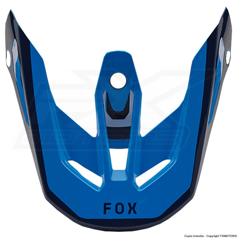 visiere casque fox racing v3 divider bleu 2025 fxmotors.