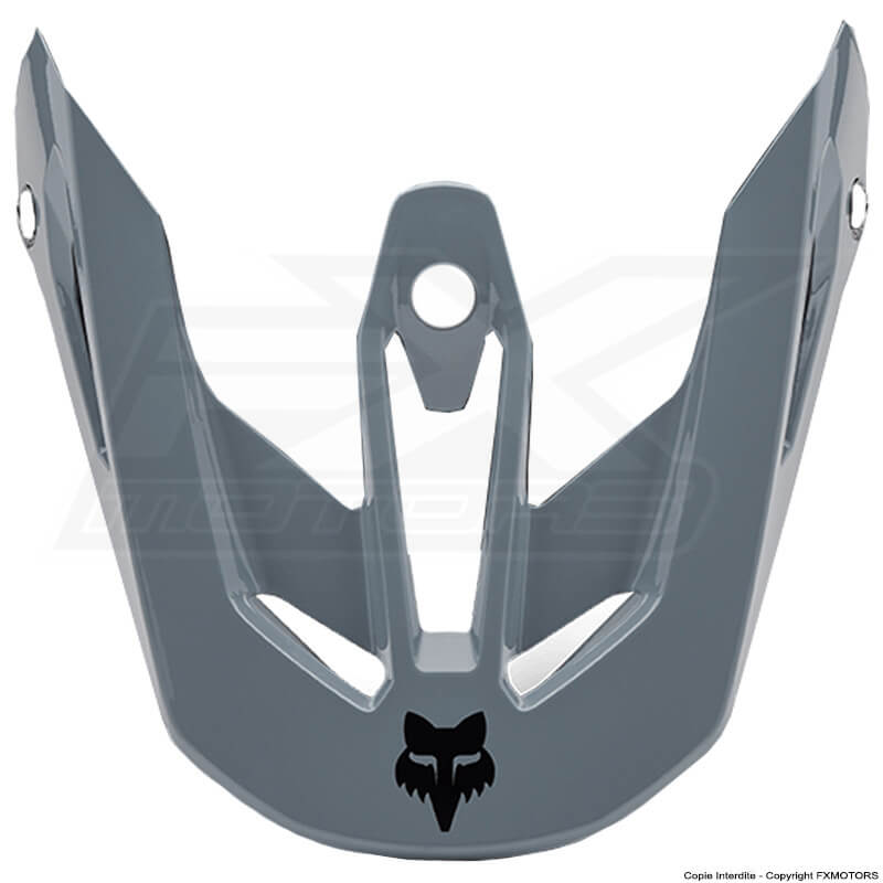 visiere casque fox racing v3 rs infinite gris 2025 fxmotors