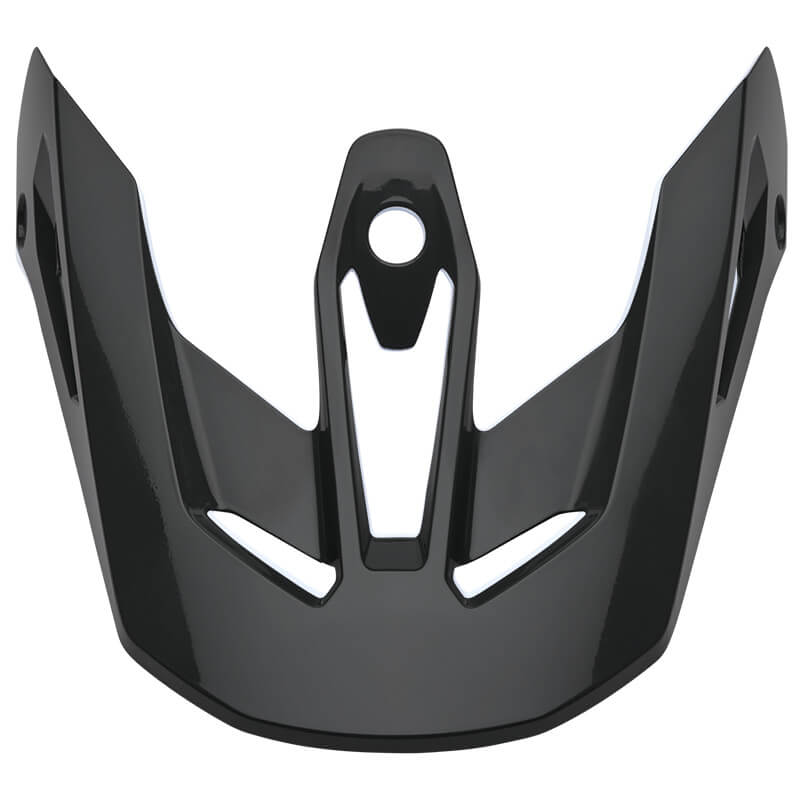 visiere casque fox racing v3 rs solid noir brillant 2025