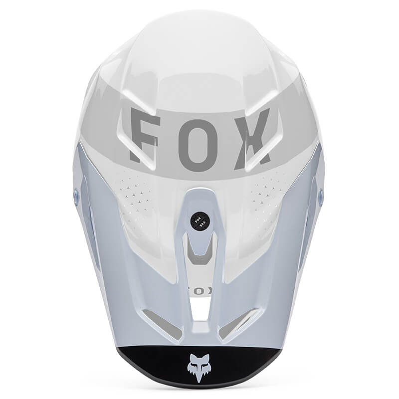 visiere fox racing v3 rs tine blanc