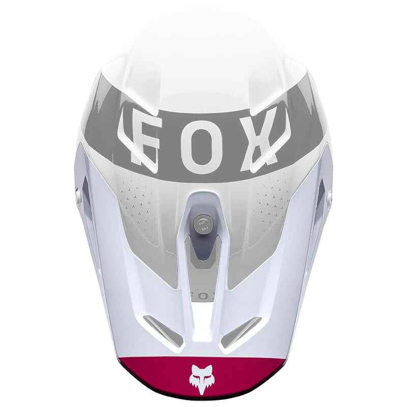 visiere fox racing v3 rs tine bordeaux