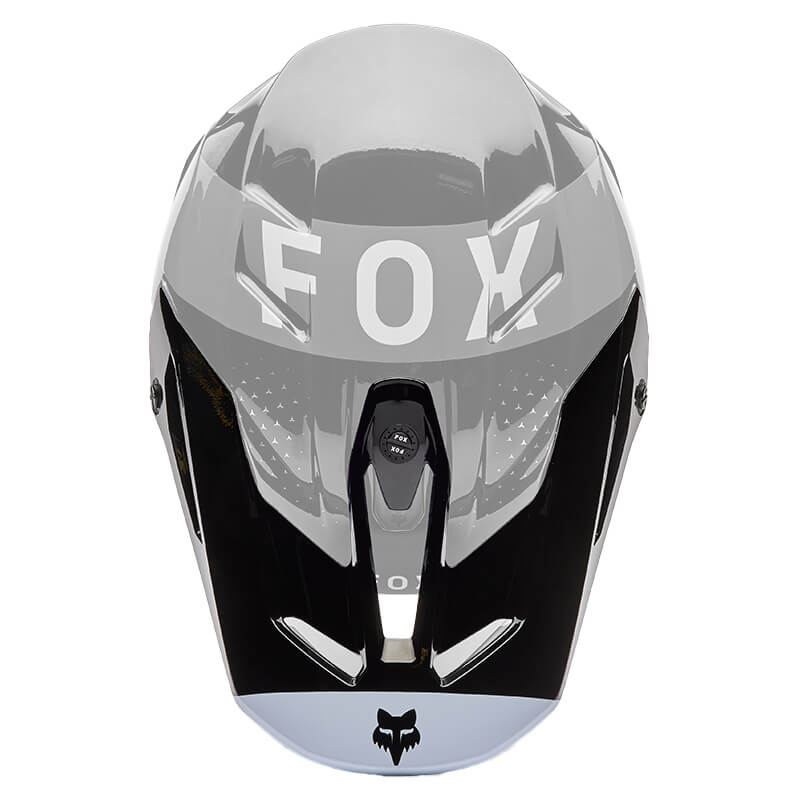 visiere fox racing v3 rs tine noir blanc