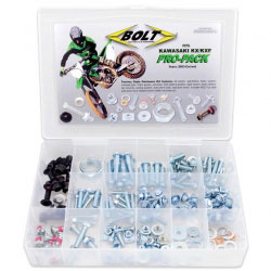 Boîte de Vis Complète BOLT Pro Pack - KAWASAKI KX KXF