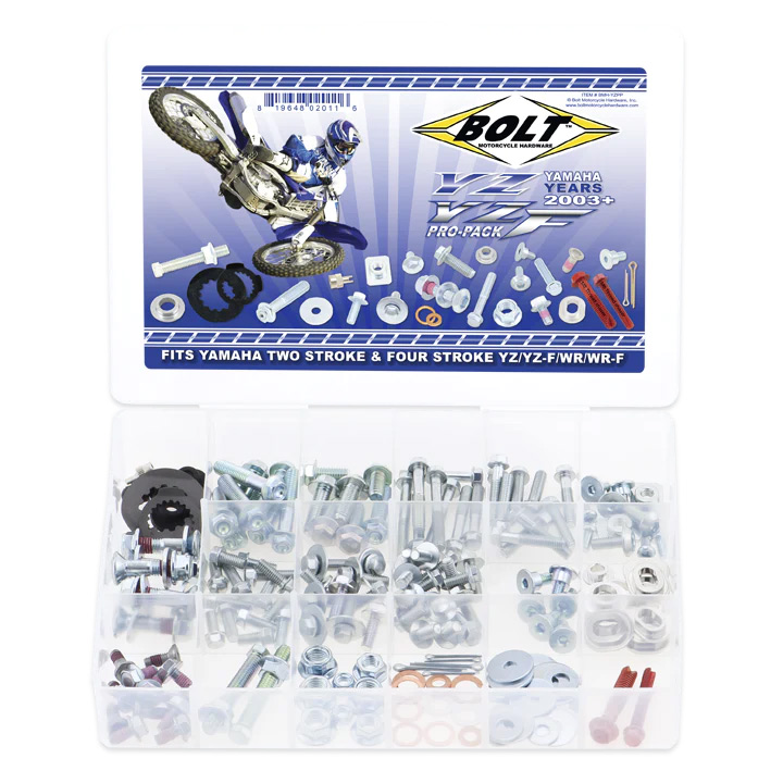 Boîte de Vis Complète BOLT Pro Pack - YAMAHA YZ YZF WR WRF