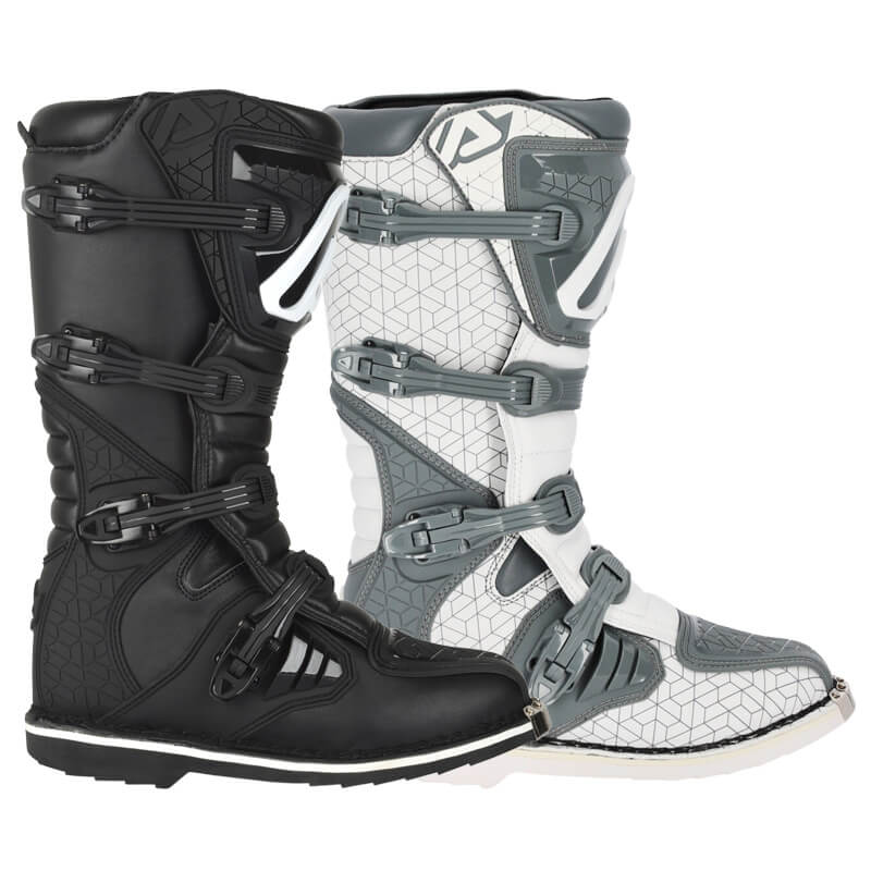 Bottes Moto Acerbis X-Race - Taille 44, Orange/gris, Protection Et Confort