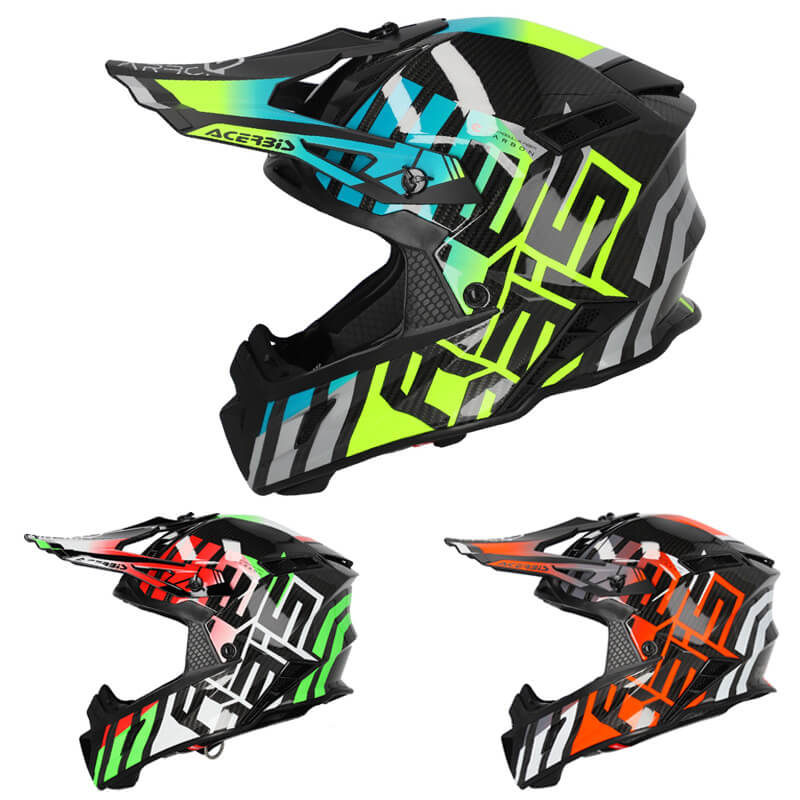 Casque Cross Acerbis Steel Carbon Graphic