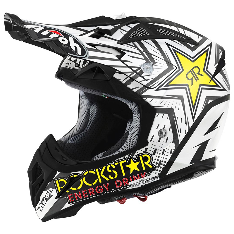 Casque Cross Airoh Aviator 22 Rockstar Fx Motors