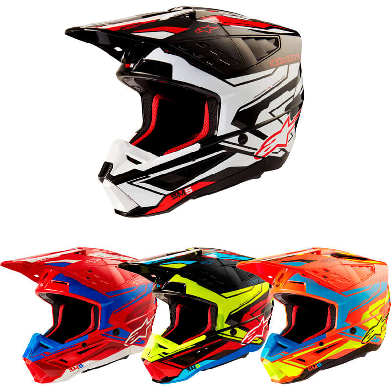 Casque Cross Alpinestars Supertech S-M5 Action 2 2025