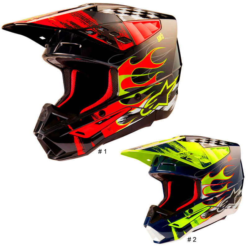 Casque Cross Alpinestars Supertech S-M5 Rash 2025