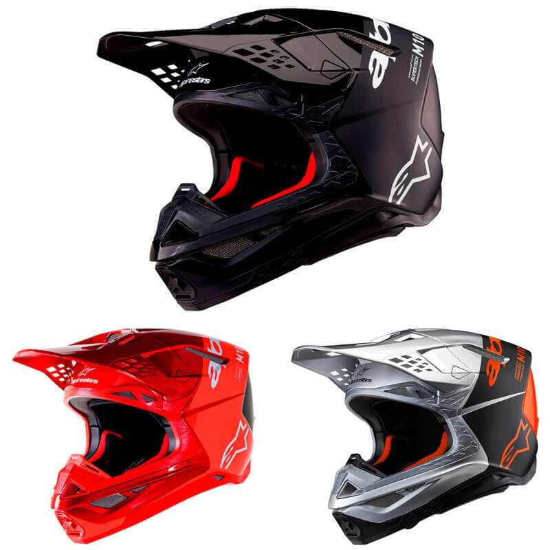 Casque Cross Alpinestars Supertech S-M10 Flood 2024