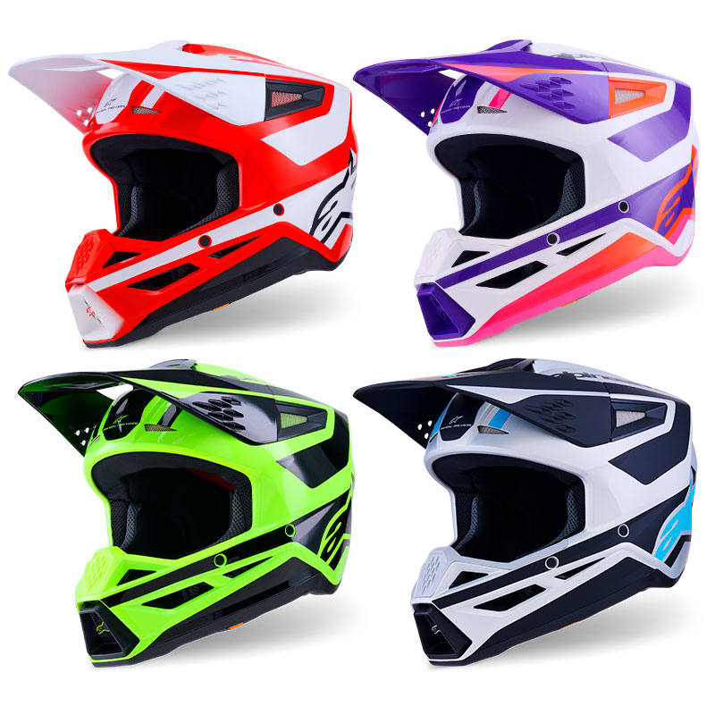 Casque Cross Alpinestars S-M3 Heat 2026