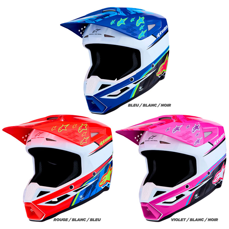 Casque Cross Alpinestars S-M3 Falcon 2027