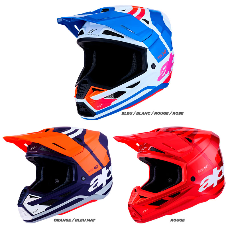 Casque Cross Alpinestars Supertech S-M7 Core 2027