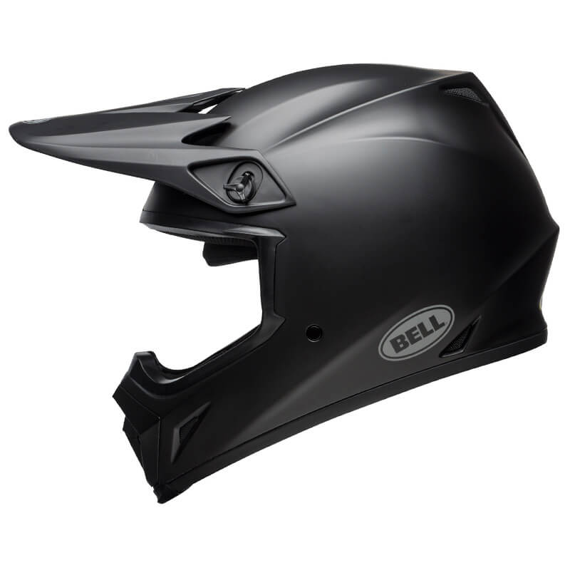 casque cross noir