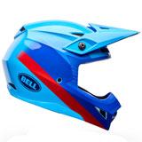 Casque Cross Bell MX-10 MIPS Aviator Blue/Red