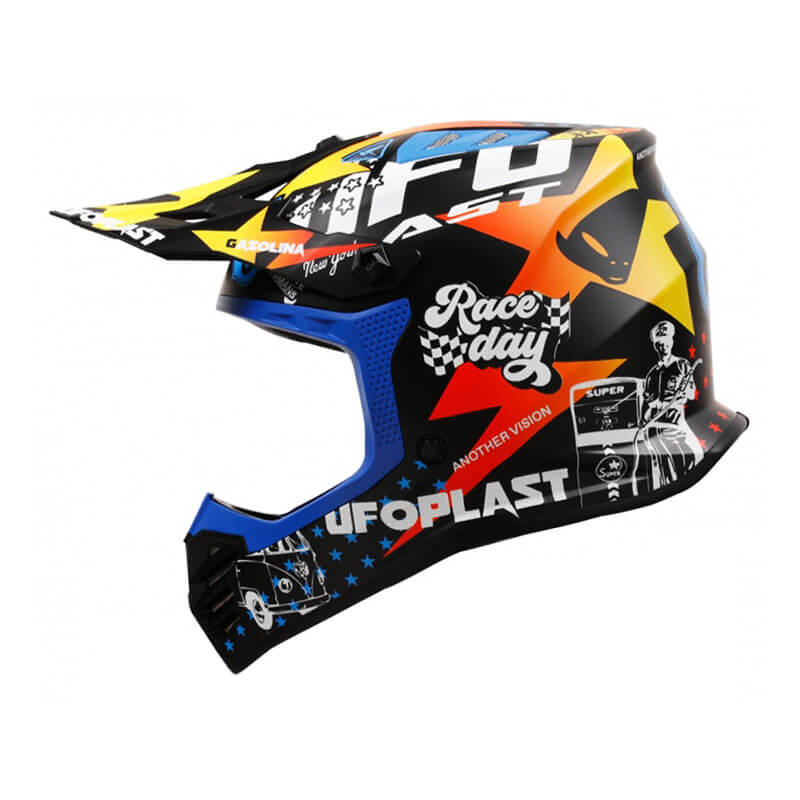 Casque Cross Enfant UFO Korey Race Day