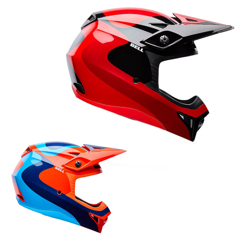 Casque Cross Enfant Bell MX-10 MIPS Wave