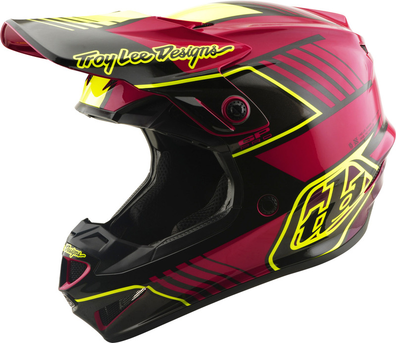 Casque Cross Enfant Troy Lee Designs GP Pro Segment Framboise