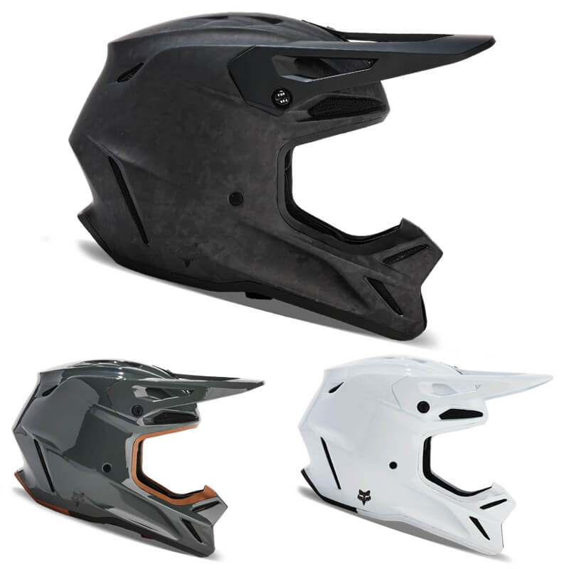 Casque Cross Fox Racing V3 RS Solid Carbon MIPS 2024
