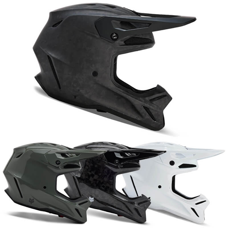 Casque Cross Fox Racing V3 RS Solid Carbon MIPS 2025