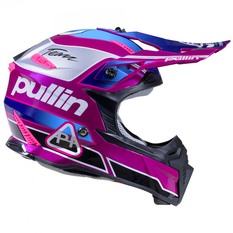 Casque Cross Pull-In Team Silver
