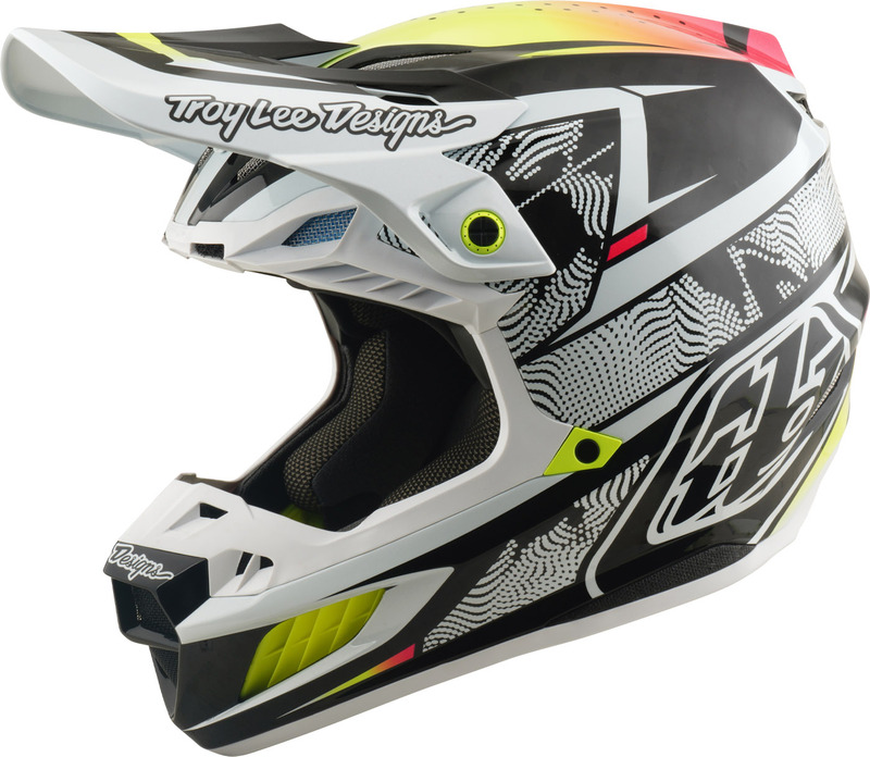 Casque Cross Troy Lee Designs SE5 Carbon Lined Up
