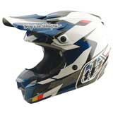 Casque Cross Troy Lee Designs SE5 Polycarbonate Roamer Bleu
