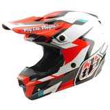 Casque Cross Troy Lee Designs SE5 Polycarbonate Roamer Rouge