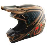 Casque Cross Troy Lee Designs SE5 Polycarbonate Line Marron
