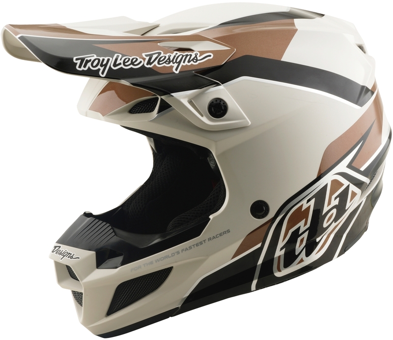 Casque Cross Troy Lee Designs SE5 Polycarbonate Stand Marron