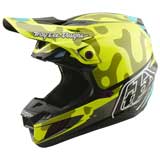 Casque Cross Troy Lee Designs SE5 Composite Myth Jaune