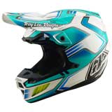 Casque Cross Troy Lee Designs SE5 Composite Crest Real Teal
